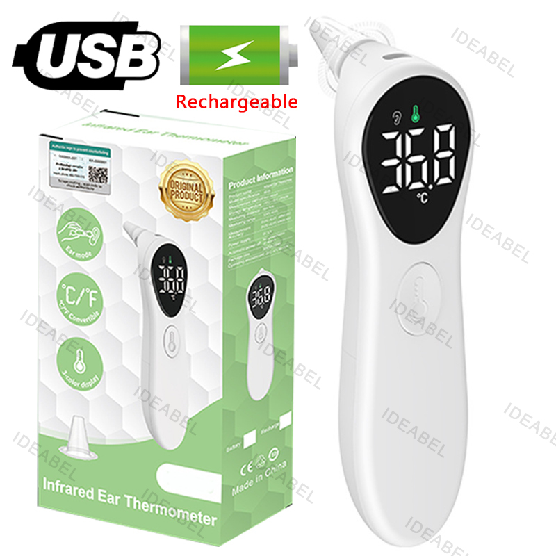 Industrial Laser Temperature - Termometro auricolare medico ricaricabile ℃ /