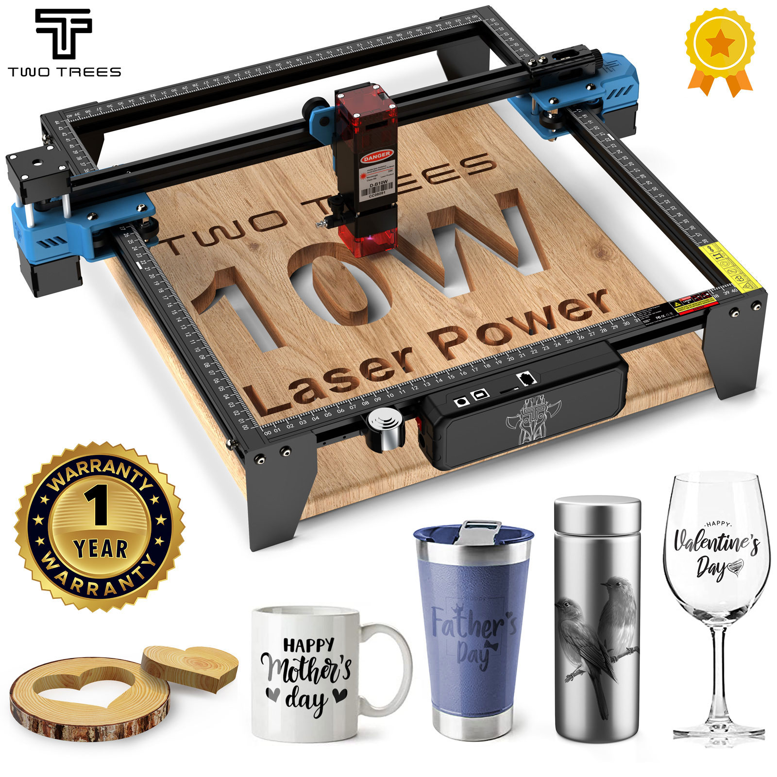 Industrial Laser Printing Machine - TwoTrees TTS-10 Pro 80W Incisore laser