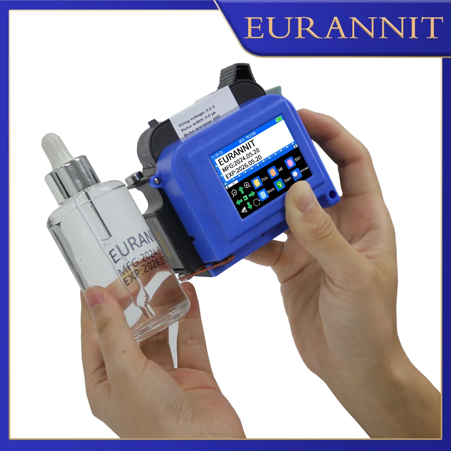 Industrial Laser Printing Machine - EURANNIT E11 25.4mm/1 pollici Mini stampante