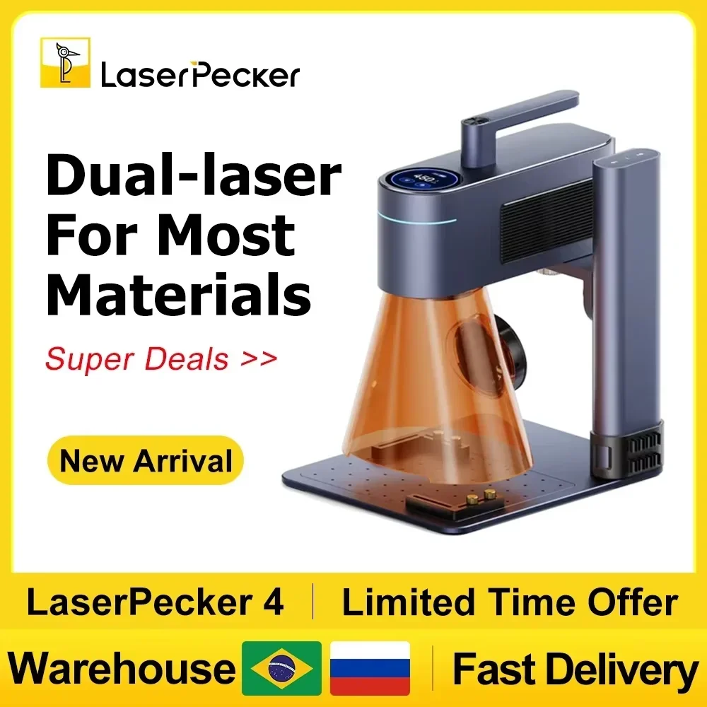 Fiber Laser Cutting Machine - Macchina per incisione laser LASERPECKER 4