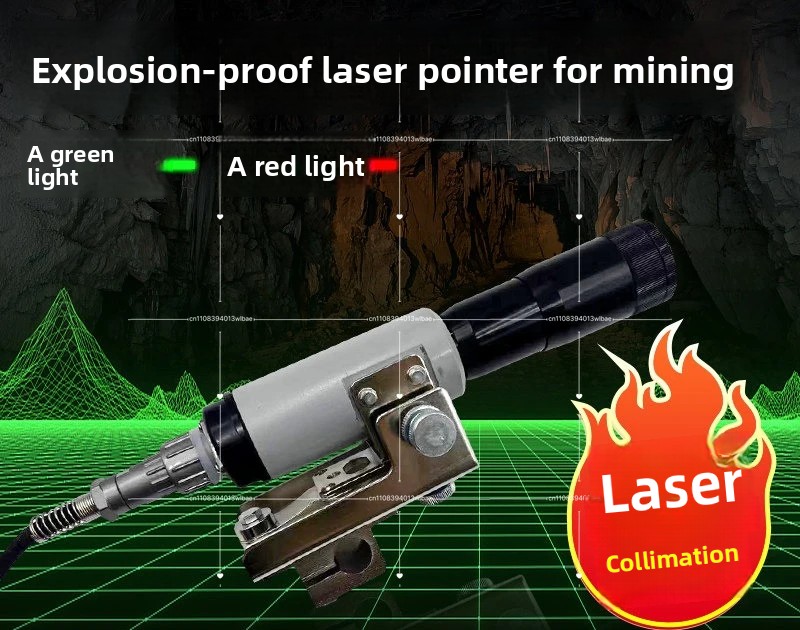 Industrial Laser Pointer - Puntatore Laser YHJ800/1000/1200 Antideflagrante per Tunnel