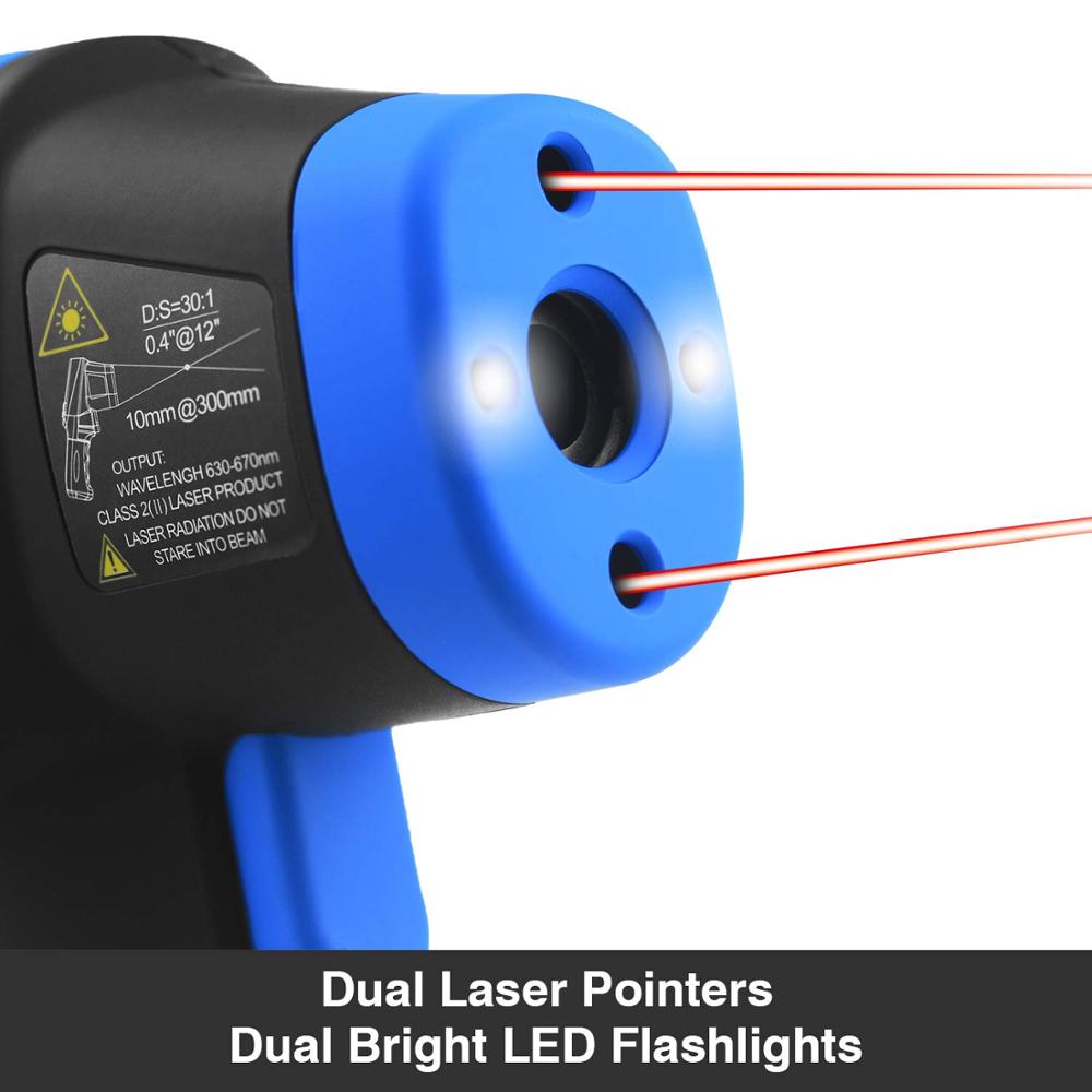 -50 ℃ a 1500 ℃ termometro Lase - Industrial Laser Thermometer Gun recensione e prezzo