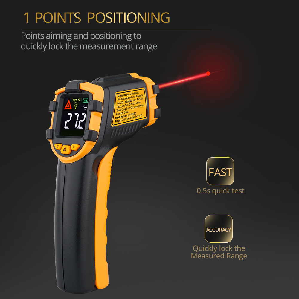 Termometro Digitale a Infraros - Industrial Laser Temperature recensione e prezzo