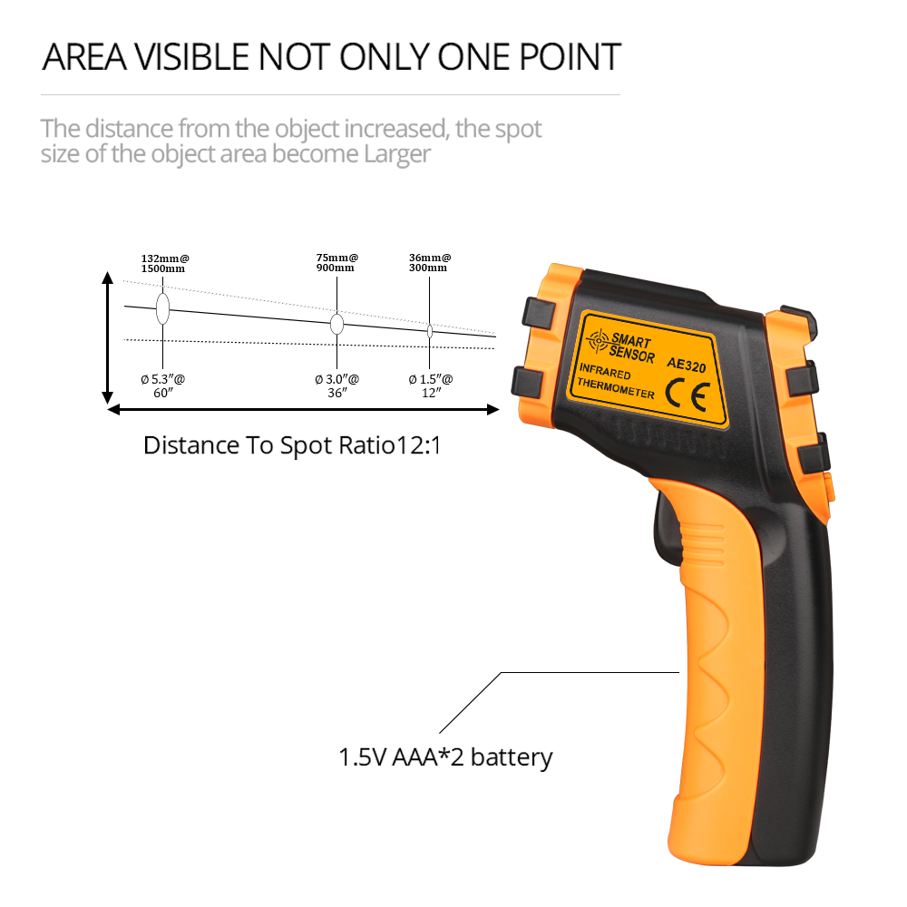 Termometro Digitale a Infraros - Industrial Laser Temperature recensione e prezzo