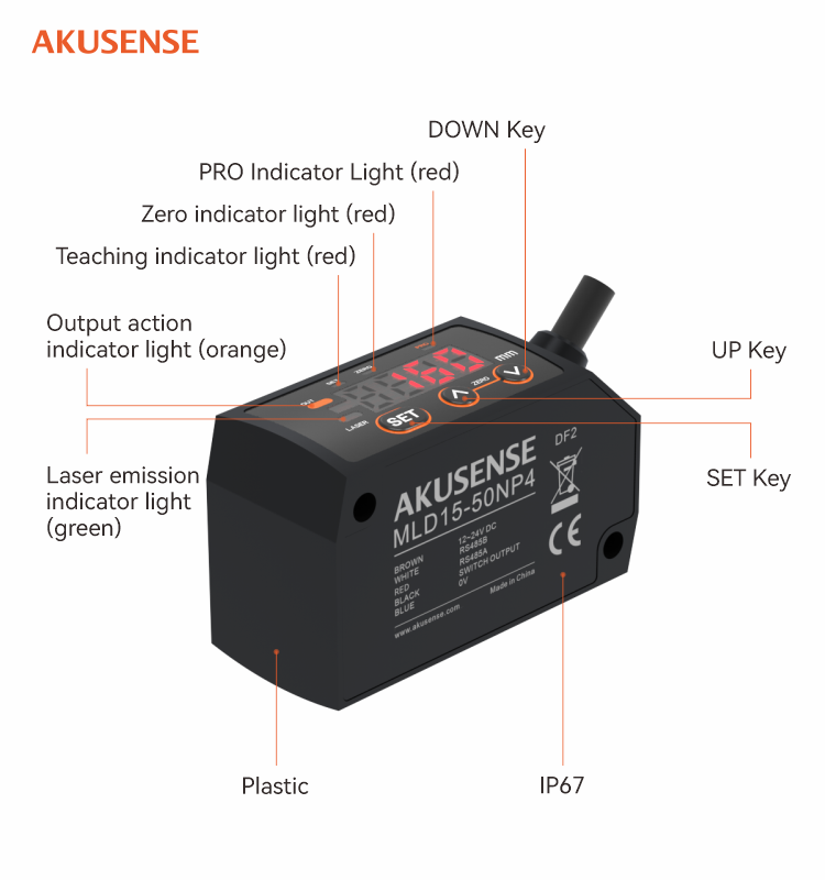 Sensore di Spostamento Ottico  - Industrial Laser Displacement Sensor recensione e prezzo