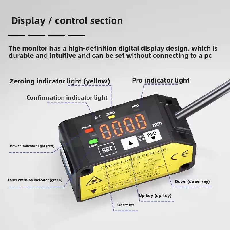 Sensore Fotoelettrico Laser 20 - Industrial Laser Displacement Sensor recensione e prezzo