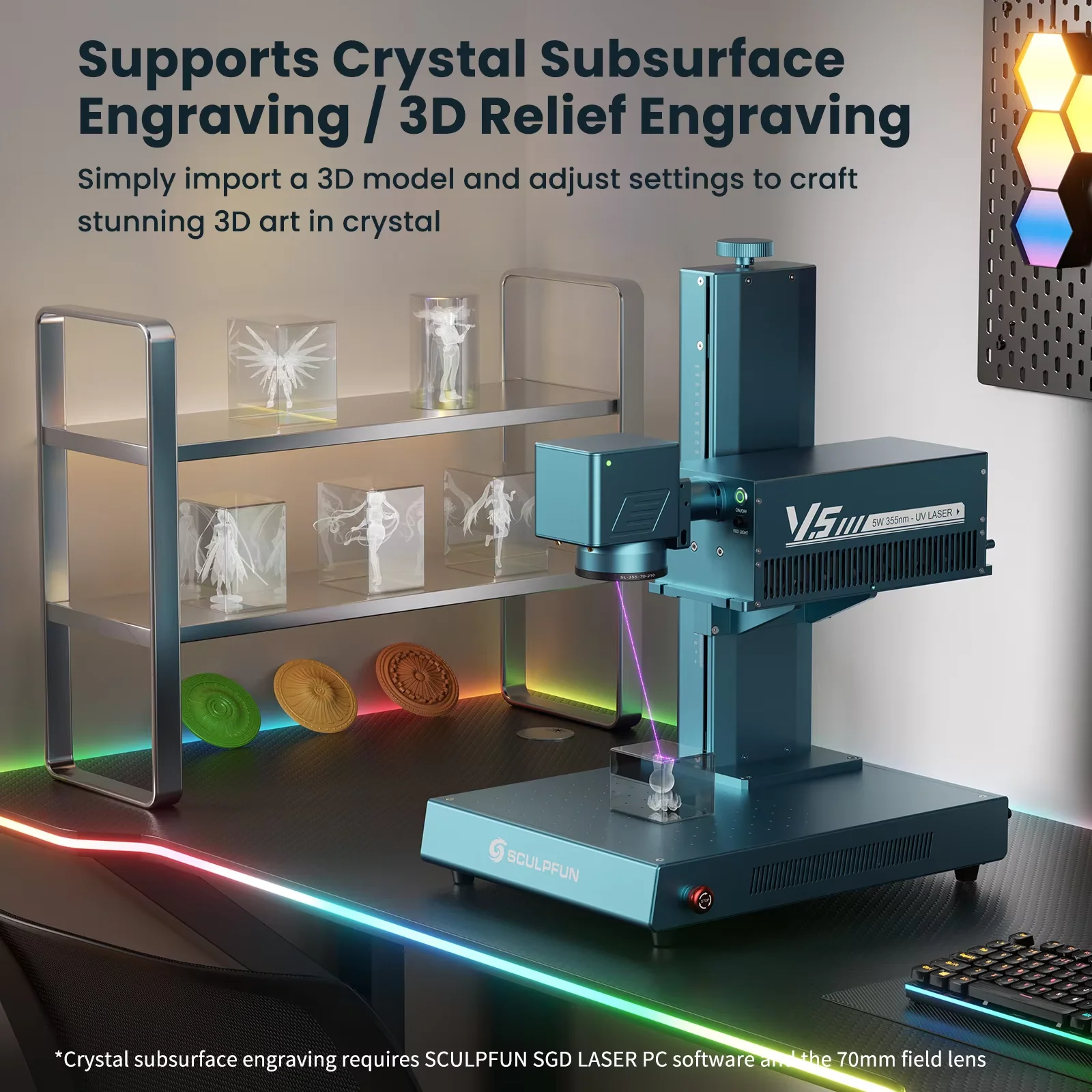 Incisore laser UV SCULPFUN V5  - Industrial Uv Laser Engraver recensione e prezzo