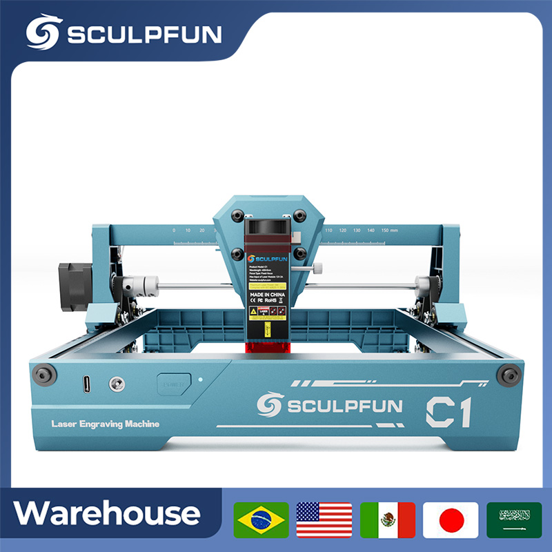 Sculpfun 3W C1 Mini Incisore L - Fiber Laser Cutting Machine recensione e prezzo