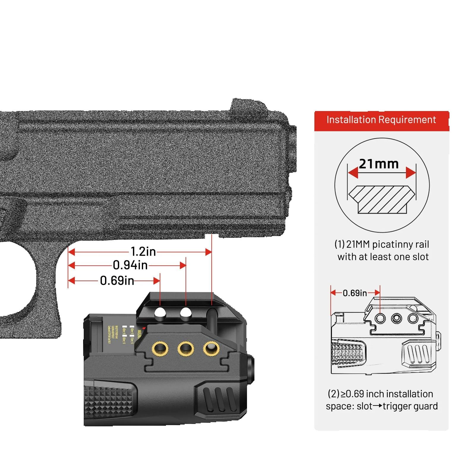Mirino Laser Compatto EZshoot  - Industrial Laser Pointer recensione e prezzo