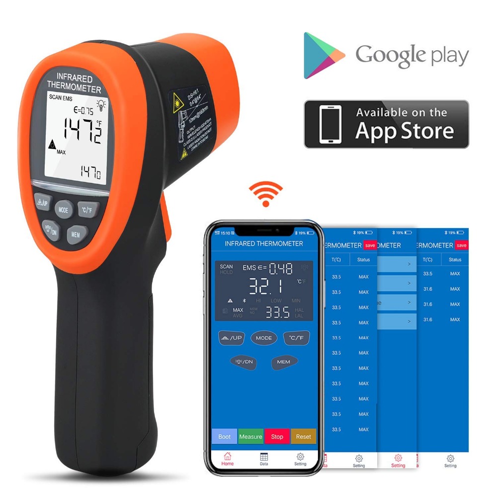 Termometro IR senza contatto c - Industrial Laser Thermometer Gun recensione e prezzo