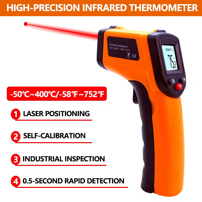 Termometro a Infrarossi Portat - Industrial Laser Thermometer Gun recensione e prezzo