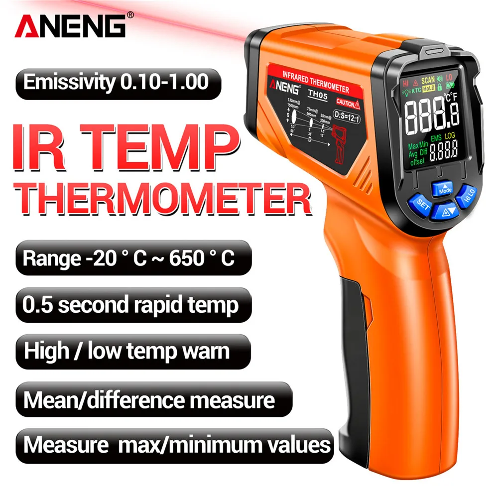 Termometro a Infrarossi Digita - Industrial Laser Thermometer Gun recensione e prezzo