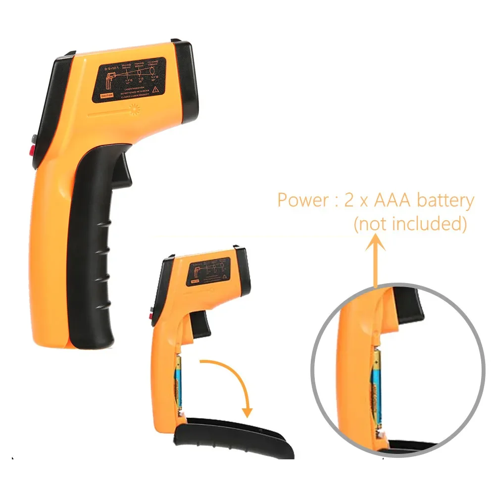 Termometro a Infrarossi Portat - Industrial Laser Thermometer Gun recensione e prezzo